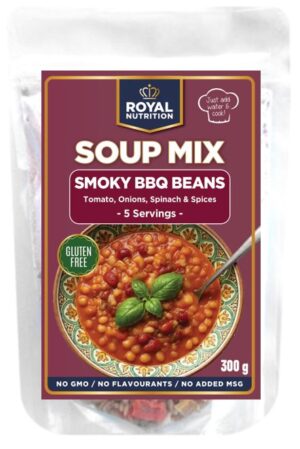 Smoky BBQ Bean Soup Mix - Gluten free, 250g (Royal Nutrition)