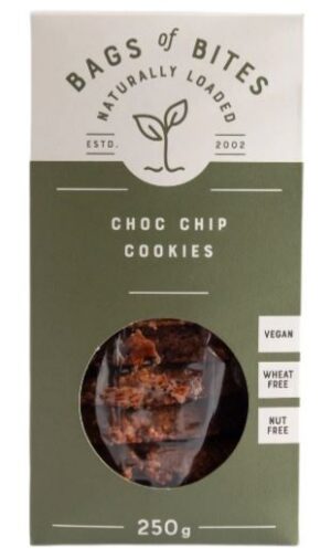 Vegan Choc Chip Cookies (Bags of bites) 250g