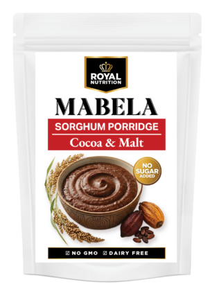 Mabela Sorghum Porridge - Cocoa & Malt (Royal Nutrition) 350g