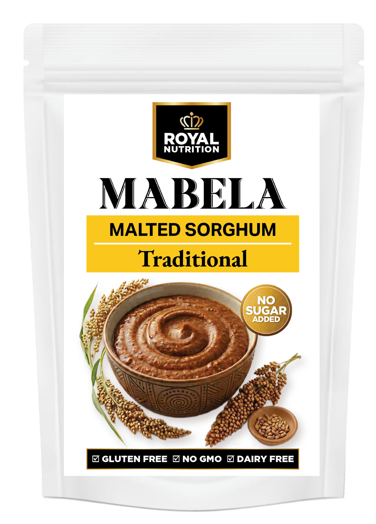 Mabela Sorghum Porridge -Traditional (Royal Nutrition) 350g