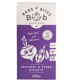 Beetroot & Cocoa Biscuits (Bag of bites) 200g